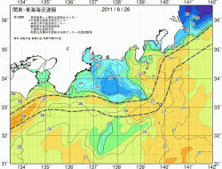 関東・東海海況速報/広域(2011/09/26)