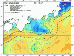 関東・東海海況速報/広域(2011/09/27)