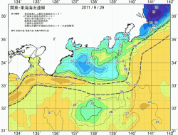 関東・東海海況速報/広域(2011/09/29)