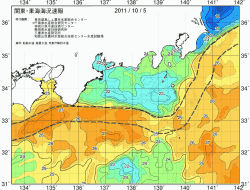関東・東海海況速報/広域(2011/10/05)