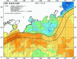 関東・東海海況速報/広域(2011/10/06)