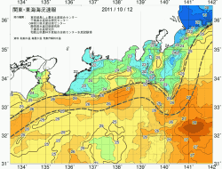 関東・東海海況速報/広域(2011/10/12)