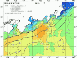 関東・東海海況速報/広域(2011/11/03)