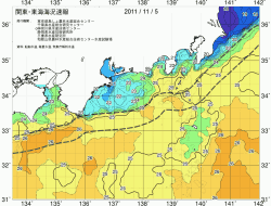 関東・東海海況速報/広域(2011/11/05)