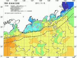 関東・東海海況速報/広域(2011/11/06)