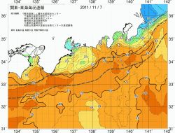 関東・東海海況速報/広域(2011/11/07)