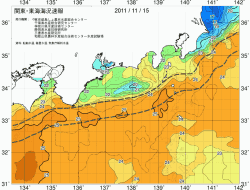 関東・東海海況速報/広域(2011/11/15)