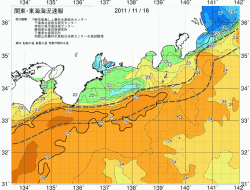 関東・東海海況速報/広域(2011/11/16)