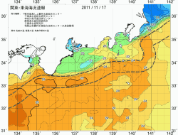 関東・東海海況速報/広域(2011/11/17)