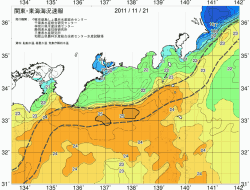 関東・東海海況速報/広域(2011/11/21)