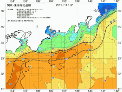 関東・東海海況速報/広域(2011/11/22)