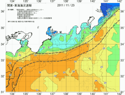 関東・東海海況速報/広域(2011/11/23)