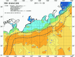 関東・東海海況速報/広域(2011/11/25)