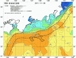 関東・東海海況速報/広域(2011/11/26)