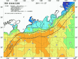 関東・東海海況速報/広域(2011/11/27)