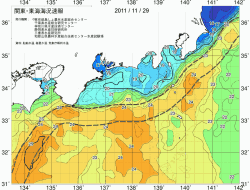 関東・東海海況速報/広域(2011/11/29)