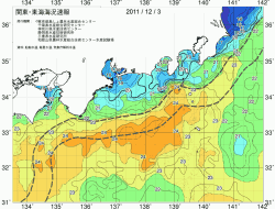 関東・東海海況速報/広域(2011/12/03)
