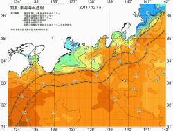 関東・東海海況速報/広域(2011/12/05)