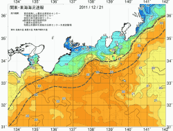 関東・東海海況速報/広域(2011/12/21)