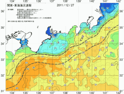 関東・東海海況速報/広域(2011/12/27)