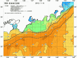 関東・東海海況速報/広域(2012/01/06)