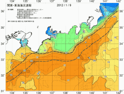 関東・東海海況速報/広域(2012/01/09)