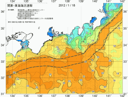 関東・東海海況速報/広域(2012/01/18)