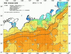 関東・東海海況速報/広域(2012/01/19)