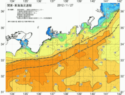 関東・東海海況速報/広域(2012/01/27)