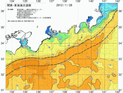 関東・東海海況速報/広域(2012/01/28)