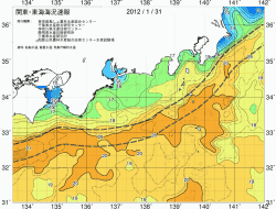関東・東海海況速報/広域(2012/01/31)