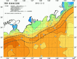 関東・東海海況速報/広域(2012/02/02)
