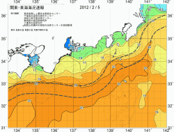 関東・東海海況速報/広域(2012/02/05)