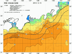 関東・東海海況速報/広域(2012/02/06)