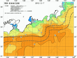 関東・東海海況速報/広域(2012/02/07)