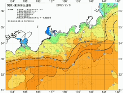 関東・東海海況速報/広域(2012/02/08)