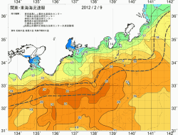 関東・東海海況速報/広域(2012/02/09)