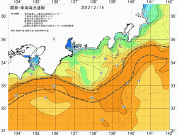 関東・東海海況速報/広域(2012/02/15)
