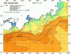 関東・東海海況速報/広域(2012/02/17)