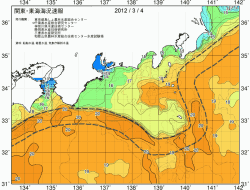 関東・東海海況速報/広域(2012/03/04)