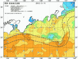 関東・東海海況速報/広域(2012/03/11)