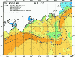 関東・東海海況速報/広域(2012/03/12)