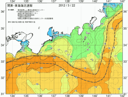 関東・東海海況速報/広域(2012/03/22)