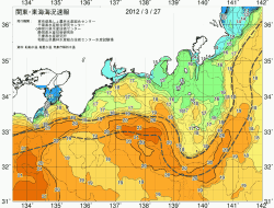 関東・東海海況速報/広域(2012/03/27)