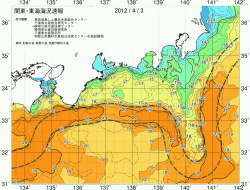 関東・東海海況速報/広域(2012/04/03)