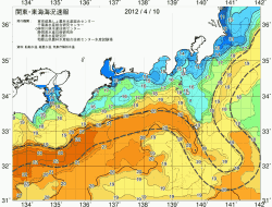 関東・東海海況速報/広域(2012/04/10)