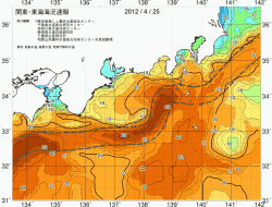 関東・東海海況速報/広域(2012/04/25)