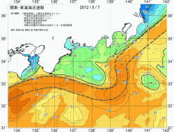 関東・東海海況速報/広域(2012/05/07)