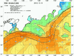 関東・東海海況速報/広域(2012/05/08)
