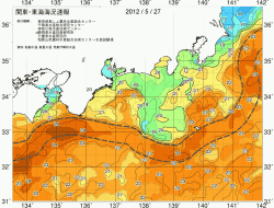 関東・東海海況速報/広域(2012/05/27)